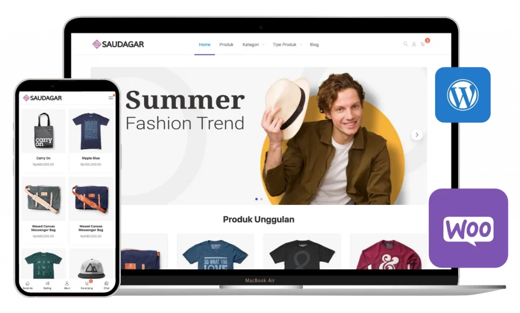 Saudagar WP v2.32.4 – WordPress 在线商店主题