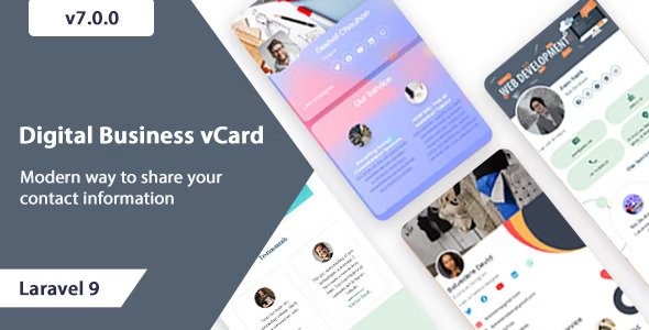VCard SaaS v13.3.2（已汉化） – 数字名片生成器 SaaS – Laravel VCard SaaS