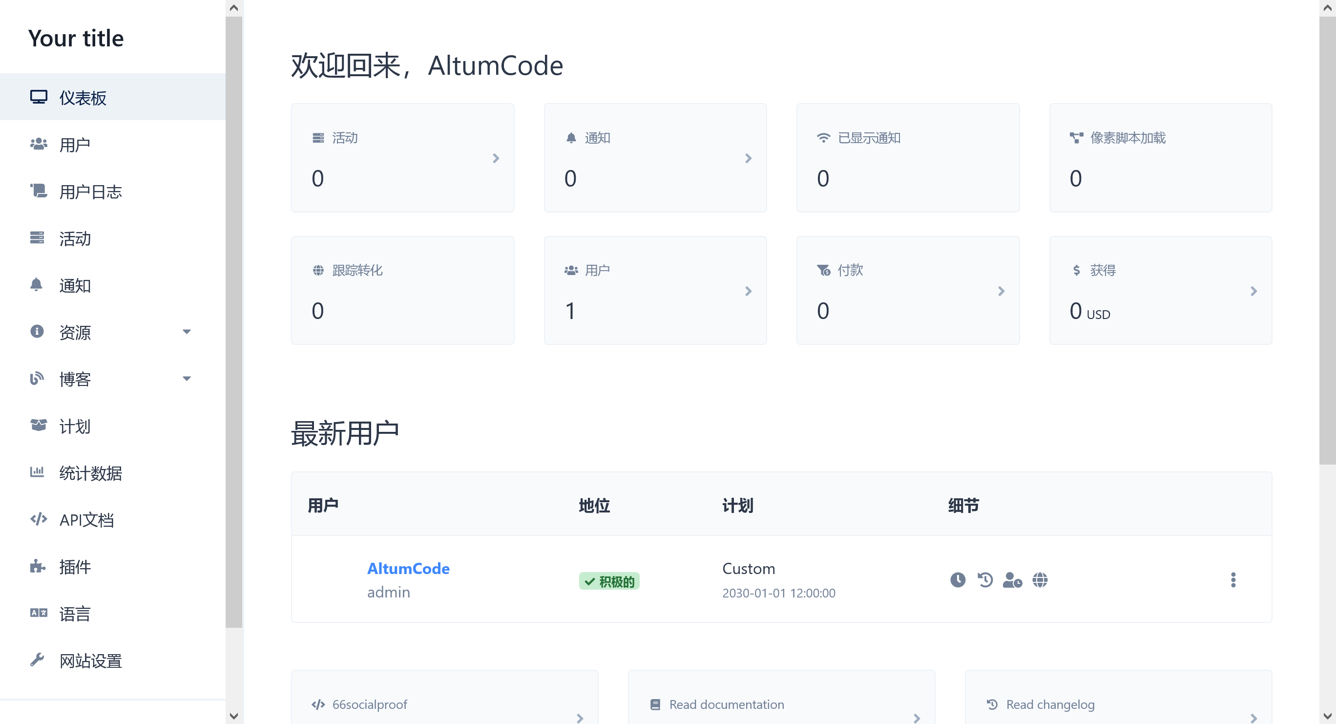 66socialproof v46.0.0（已汉化） – 社交证明和 FOMO 小部件通知 (SAAS)插图(1)