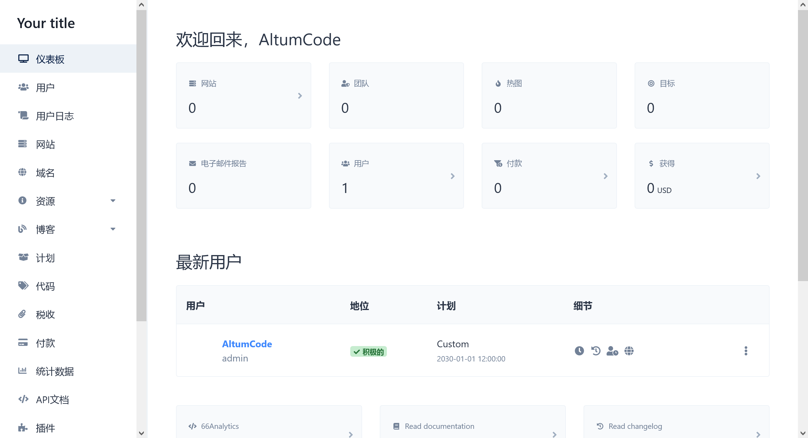 66Analytics v39.0.0（已汉化） – 分析跟踪会话源码插图(2)