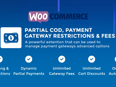 WooCommerce Partial COD v1.3.2 – 支付网关限制和费用插图