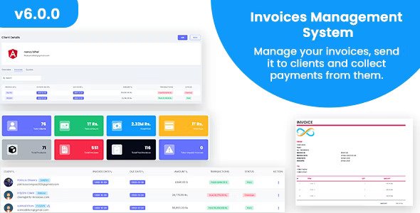 Invoices v7.2.2 – Laravel 发票管理系统 – 账单管理插图
