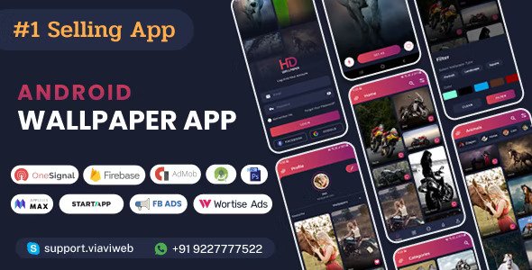 Android Wallpapers App v9.0 (HD, Full HD, 4K, Ultra HD Wallpapers)