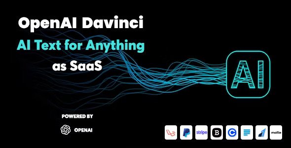 OpenAI Davinci v6.9.2（已汉化96%） – 作为 SaaS 的 AI 写作助手和内容创作者插图