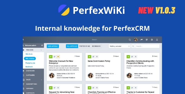 PerfexWiki v1.0.4 – Perfex CRM 1.0.4的内部知识插图