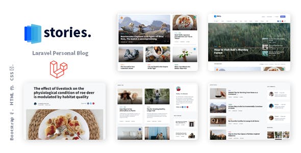 Stories v1.23.0 – Laravel Creative Multilingual Blog插图