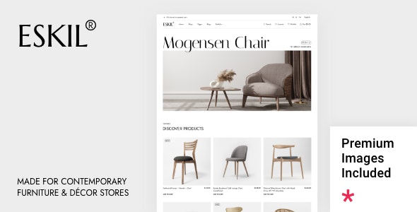 Eskil v1.1 – 家具店主题插图