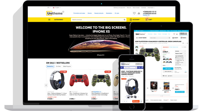 UniTheme 2 v4.15.2.e – 高级 CS-Cart 主题复合体插图