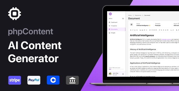phpContent v1.5.0（已汉化） – AI 内容生成器平台 (SaaS)插图