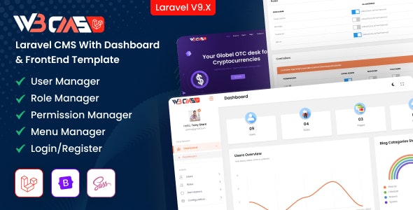 W3CMS-Laravel v2.3 – 内容管理系统插图