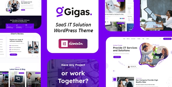 Gigas v1.1 – WordPress SaaS Theme插图