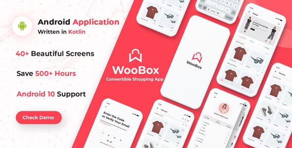 WooBox v5.15.0 – WooCommerce Android 应用程序电子商务完整移动应用程序 + kotlin插图
