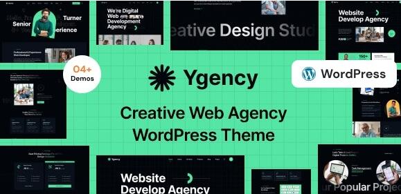 Ygency v1.0.3 – WordPress 网页设计机构主题插图