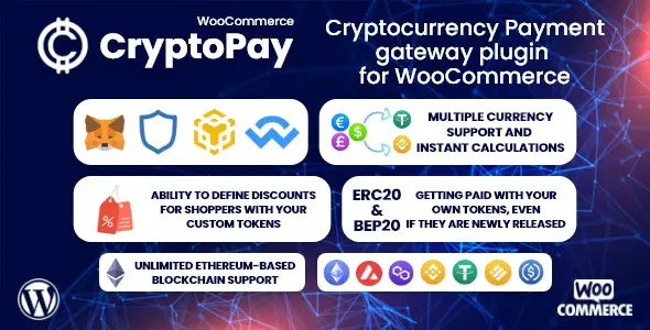 CryptoPay WooCommerce v.2.4.5 – 加密货币支付网关插件插图