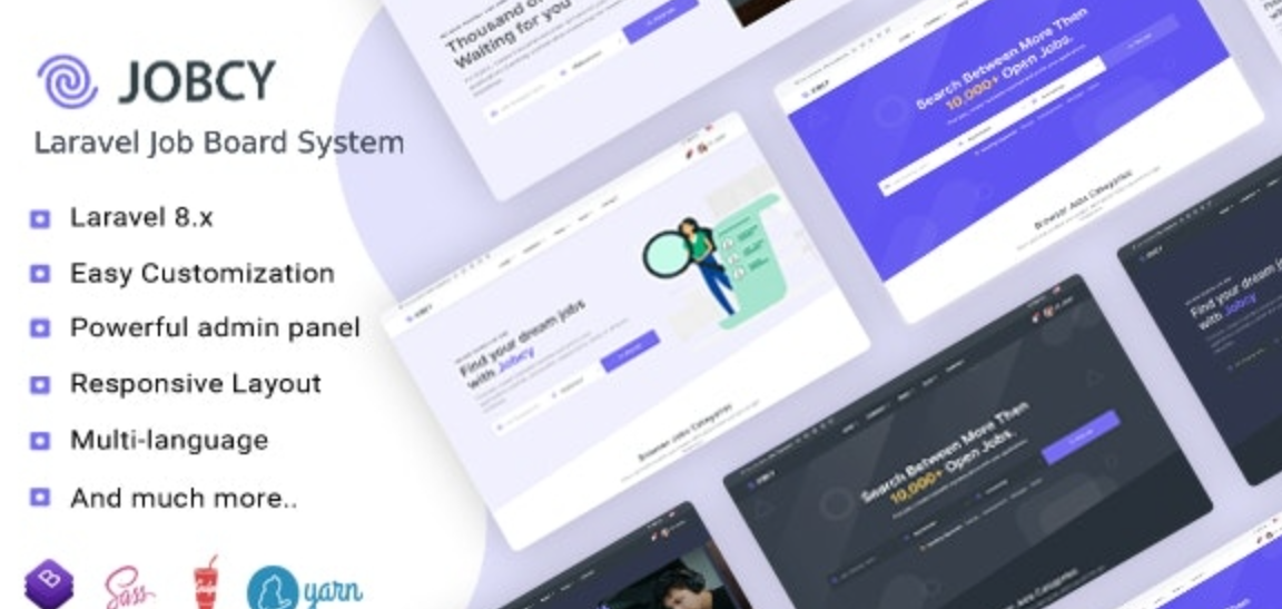 Jobcy v1.11.0 – Laravel Job Board 多语言系统插图