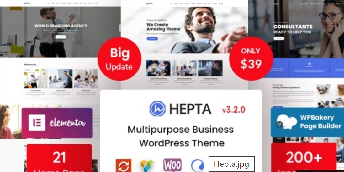 Hepta v3.2.7 – Multipurpose Business Theme插图