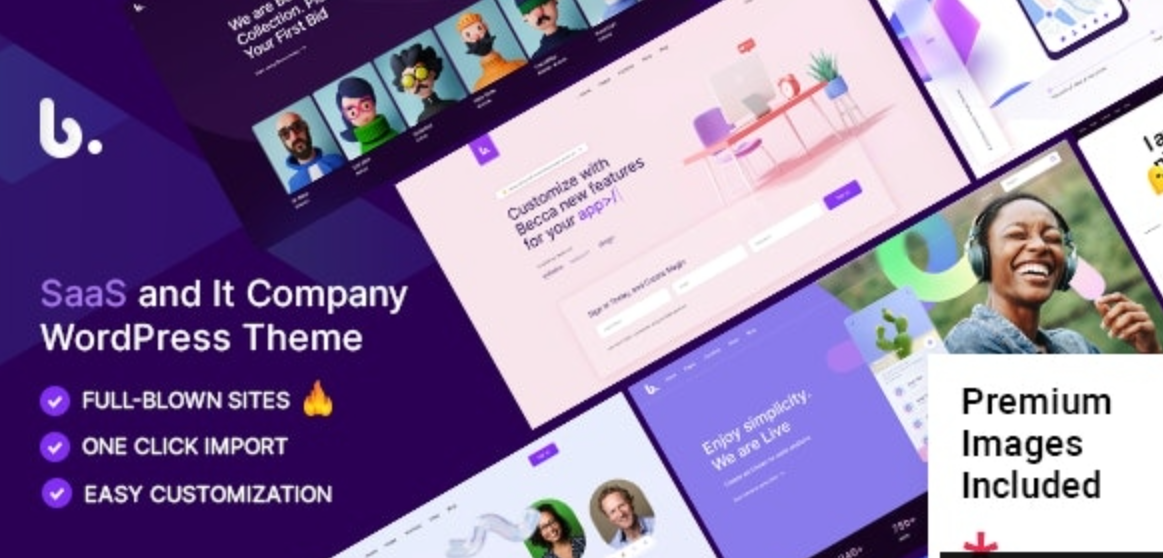 Becca v1.0.3 – SaaS and Software Company Theme插图