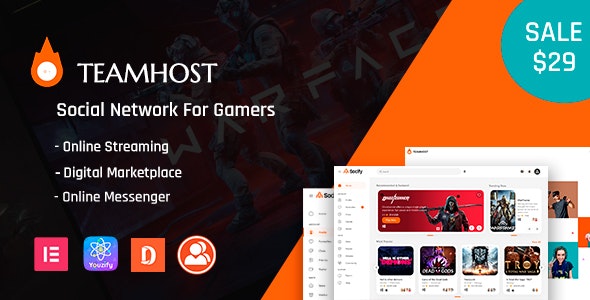 TeamHost v1.3.3 – Gaming Community & Digital Marketplace插图