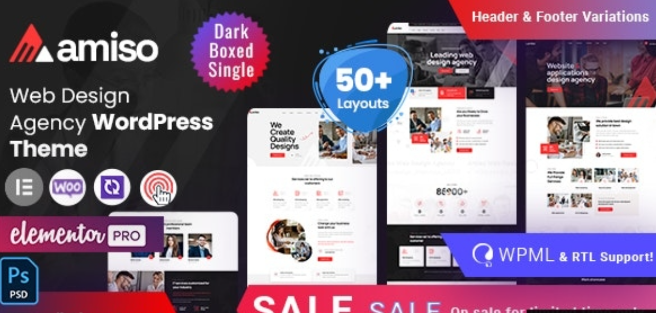 Amiso v1.5 – Web Design Agency插图