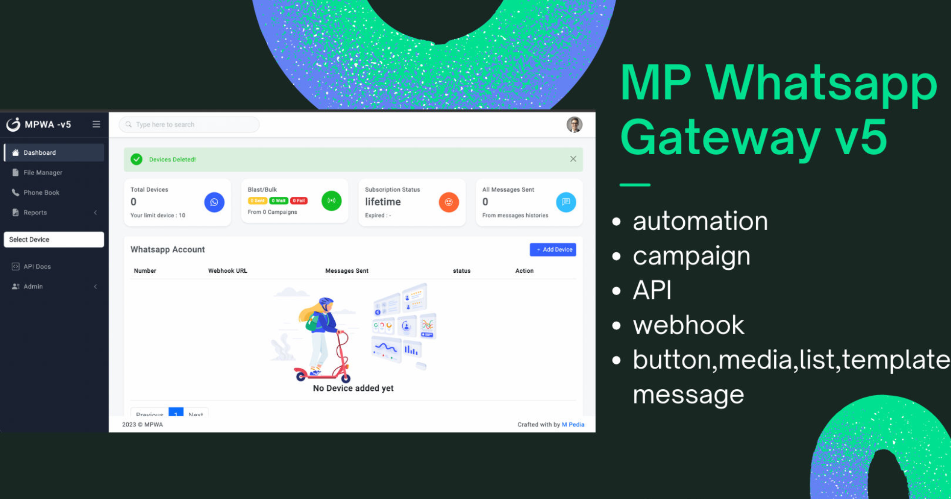 Whatsapp Gateway | Multi Device | mpedia v7.0.0插图