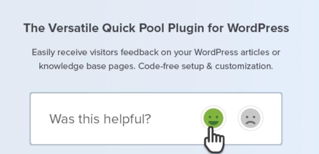 Helpful v1.04 – WordPress文章反馈插件插图