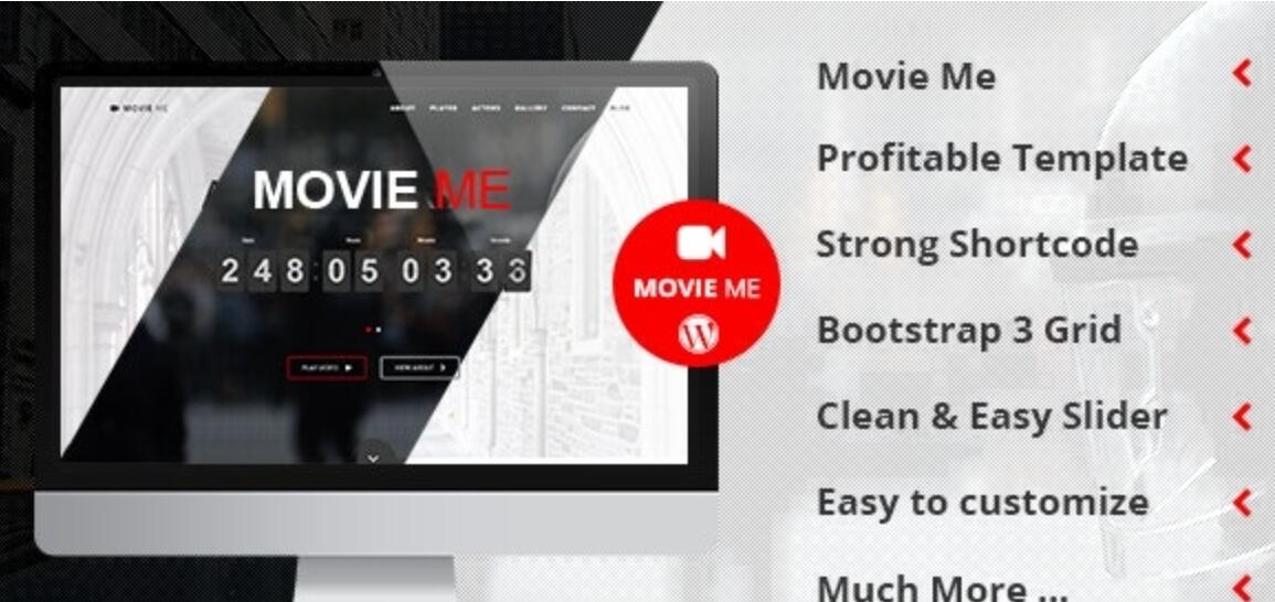 Movie Me v5.7 – WordPress单页响应式主题插图