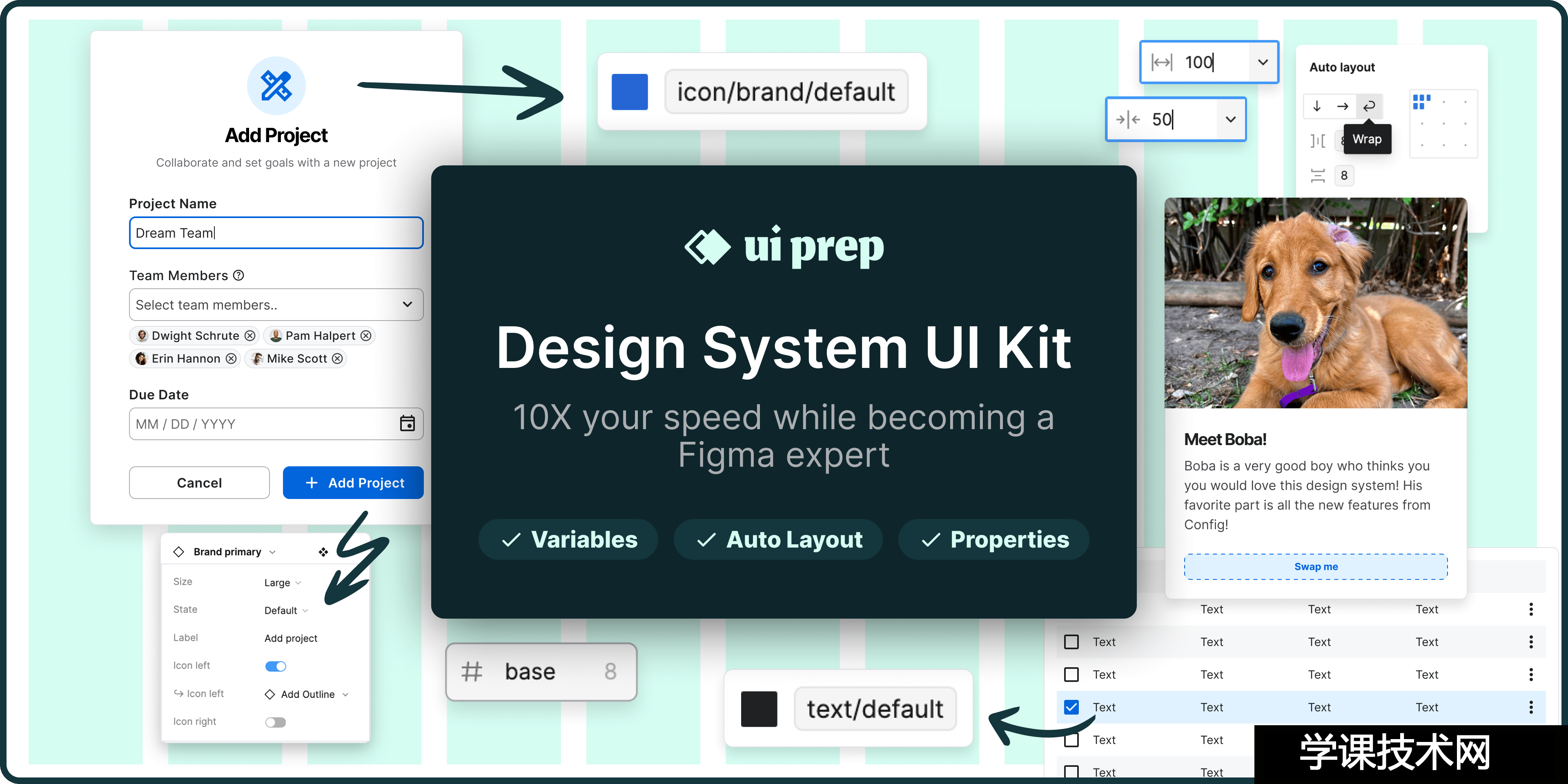 Design System UI Kit for Figma v8.0