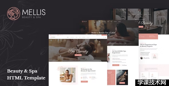 Mellis v1.0.0 – 美容与水疗 HTML 模板插图