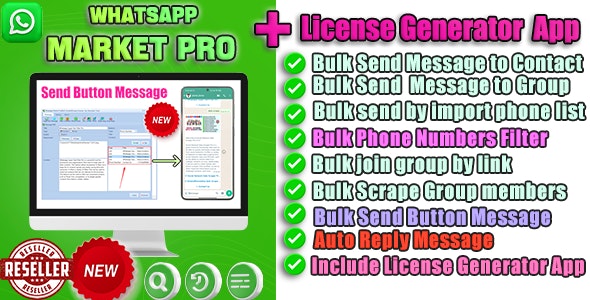 Whatsapp Bulk Sender | Group Send App | Include Generate Key App v3.2.8插图