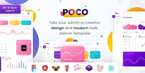 Poco v13 December 2023 – Bootstrap 5 HTML, React, Angular 16 Figma & Laravel 10 Admin Dashboard Template插图