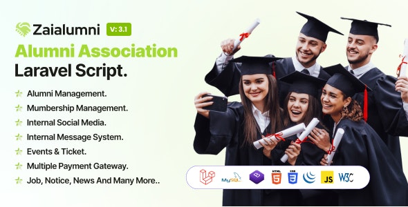 Zaialumni v3.1（已汉化） – 校友会 Laravel源码插图