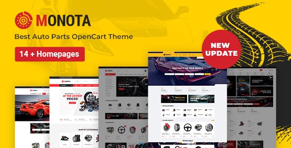 Monota v1.3.0 – 汽车零件、工具、设备和配件商店 OpenCart 主题插图