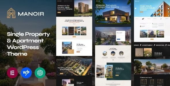 Manoir v1.3 – Single Property & Apartment WordPress Theme
