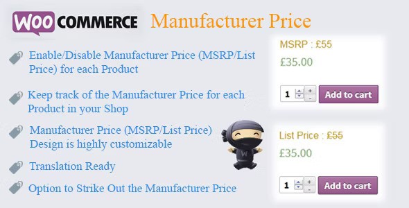 WooCommerce Manufacturer Price v2.6