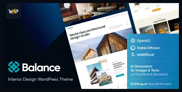 Balance v1.0 – Interior Design WordPress Theme