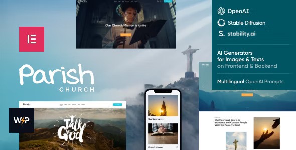 Parish v1.0 – Church, Religion & Charity WordPress Theme
