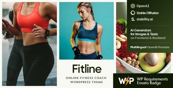 FitLine v1.0 – Online Fitness Coach WordPress Theme