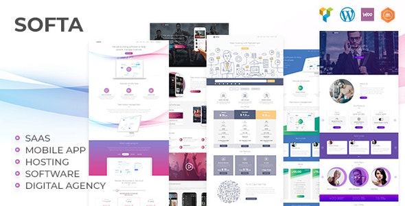 Softa v1.3.7 – SaaS, Software & WebApp WordPress插图