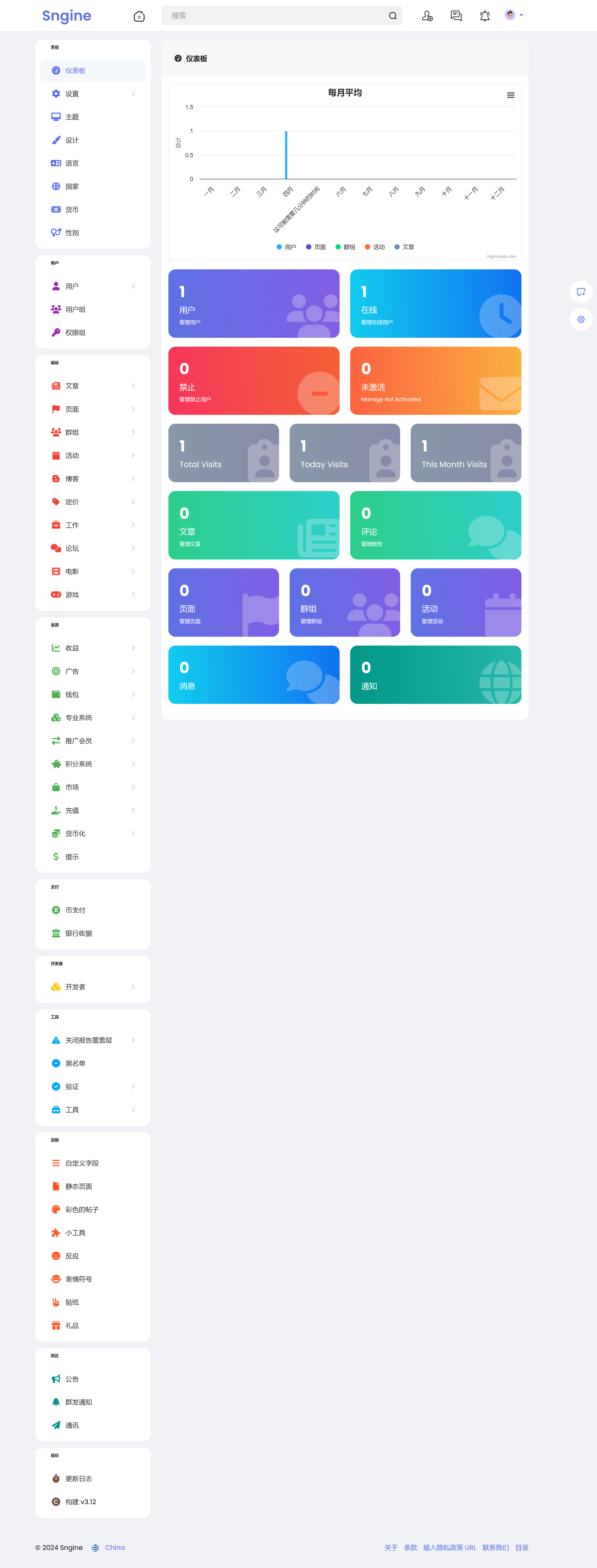 Sngine v3.13（已汉化） – 终极PHP社交网络平台插图(1)