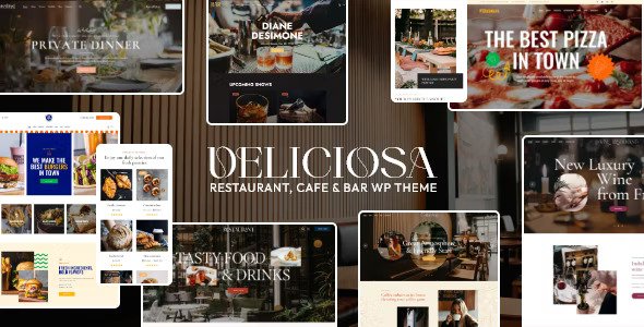 Deliciosa v1.4 – WordPress 餐厅、咖啡馆和酒吧主题