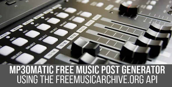 Mp3omatic v1.1.3 – 适用于 WordPress 的免费音乐自动帖子生成器插件