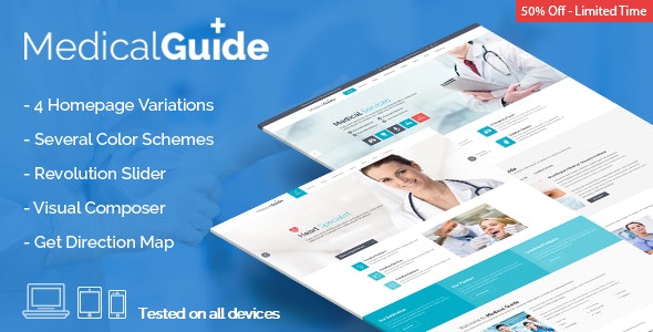MG v3.0.1 – WordPress 健康和医疗主题插图