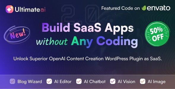 UltimateAI v2.3 – OpenAI Content Generation WordPress App as SaaS插图
