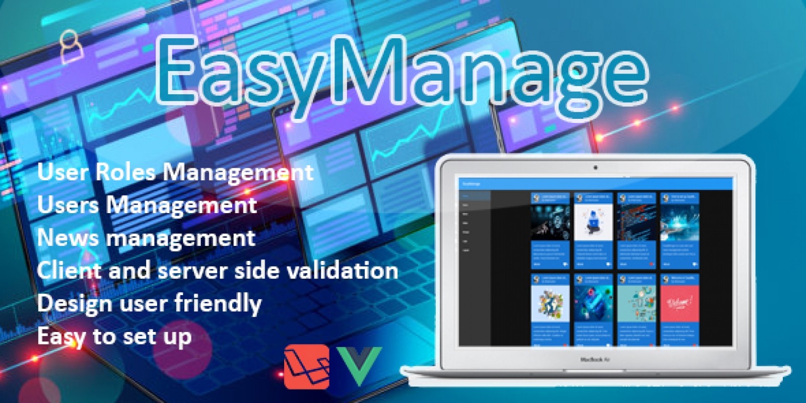 EasyManage v1.0 – Laravel Starter Kit插图