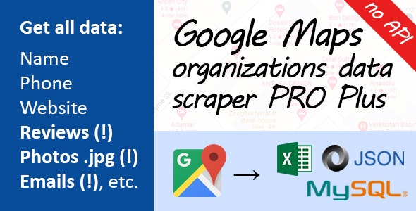 Google Maps Data Scraper PRO plus v1.20.0 – Google 地图的专业数据抓取器插图