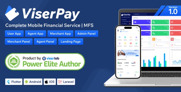 ViserPay v1.0 – Complete Mobile Financial Service | MFS插图