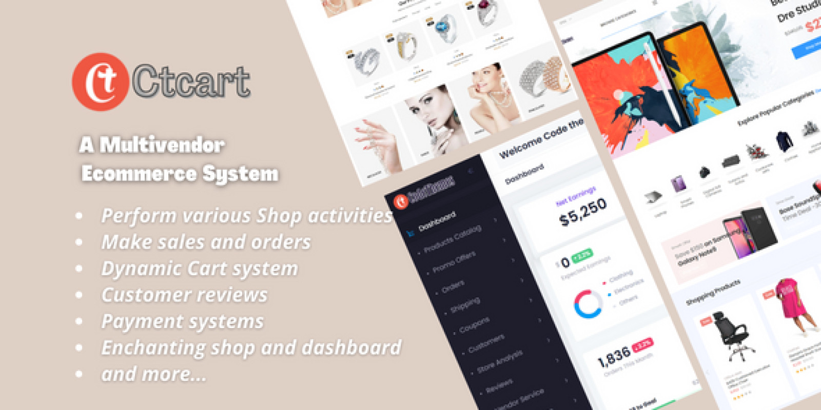 Ctcart V1.0 – 多供应商电子商务商店插图