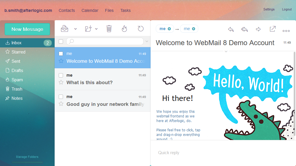 Afterlogic WebMail Pro System v9.8.2