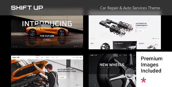 ShiftUp v1.1 – 汽车维修和汽车服务主题插图