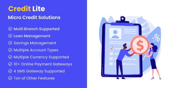 Credit Lite v2.5 – Multi Branch Loan & Savings Management System插图